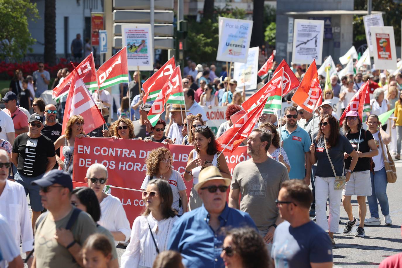 La manifestación del 1 de Mayo en Córdoba, en imágenes