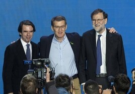 El PP desplegará a Aznar y Rajoy en una campaña complementaria a la de Feijóo hasta el 28M