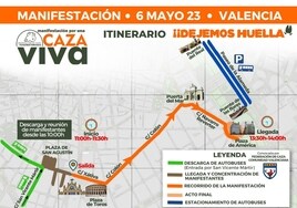 Cazadores se manifestarán en Valencia el sábado contra el «acoso» de la Administración y para pedir más apoyos