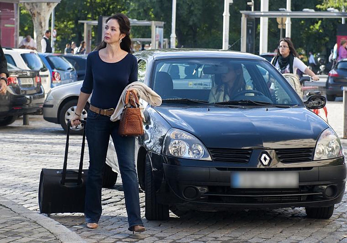 La juez Mercedes Alaya, que abrió el caso Formación, a su llegada a los Juzgados de Sevilla