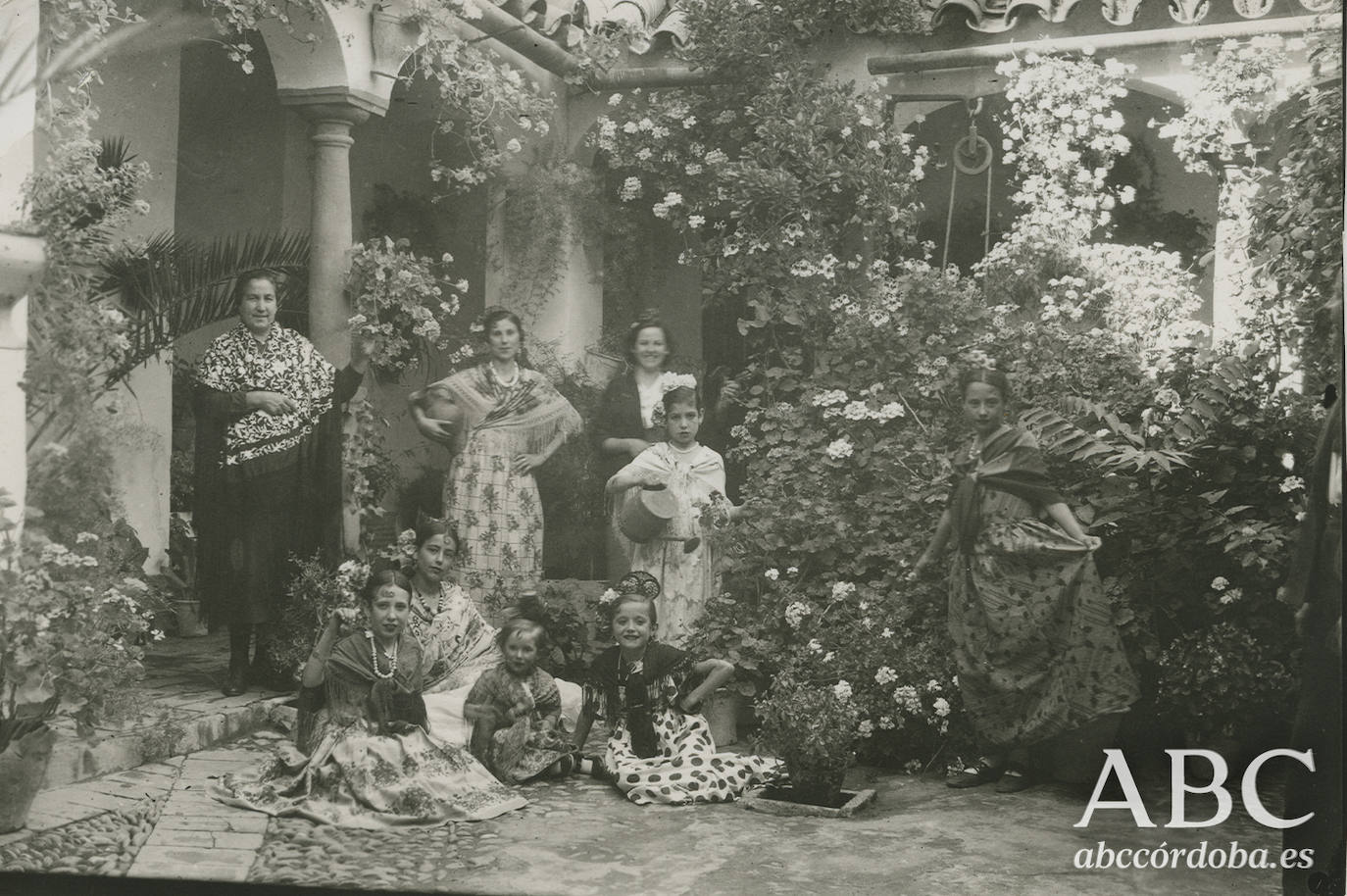 Así eran los Patios de Córdoba hace un siglo, en imágenes
