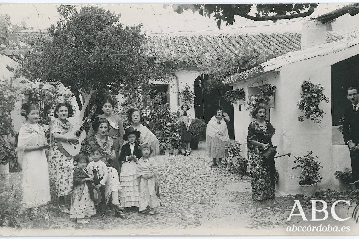 Así eran los Patios de Córdoba hace un siglo, en imágenes
