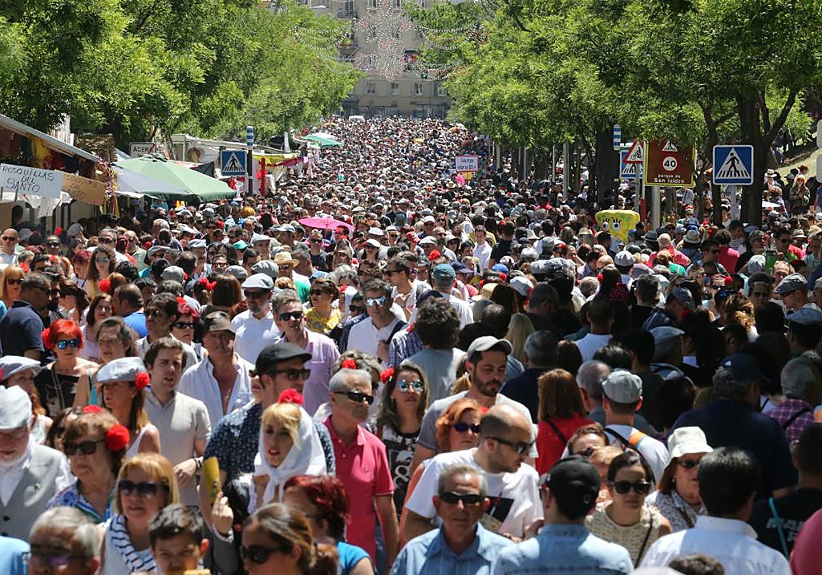 Imagen de las fiestas de San Isidro antes de la pandemia