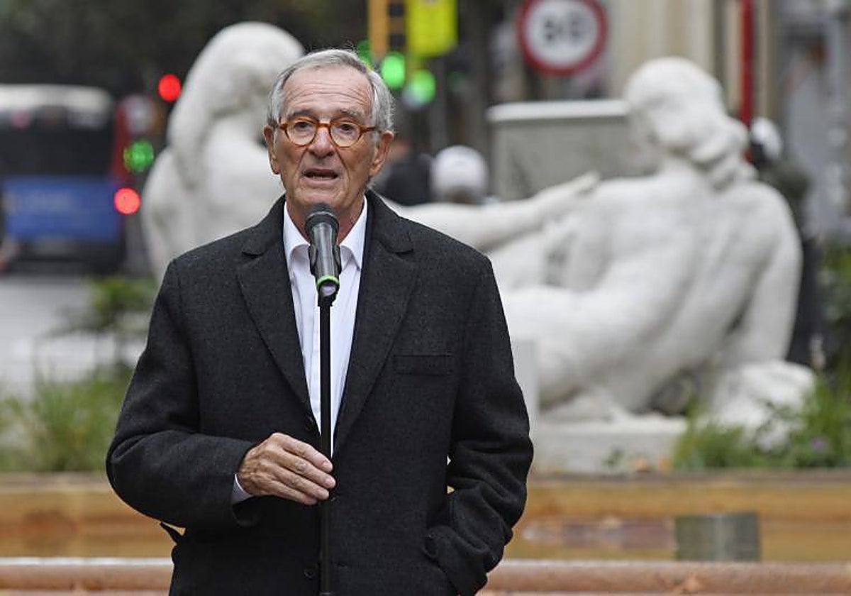 Trias, el día que anunció que volvería a presentarse como candidato a la alcaldía