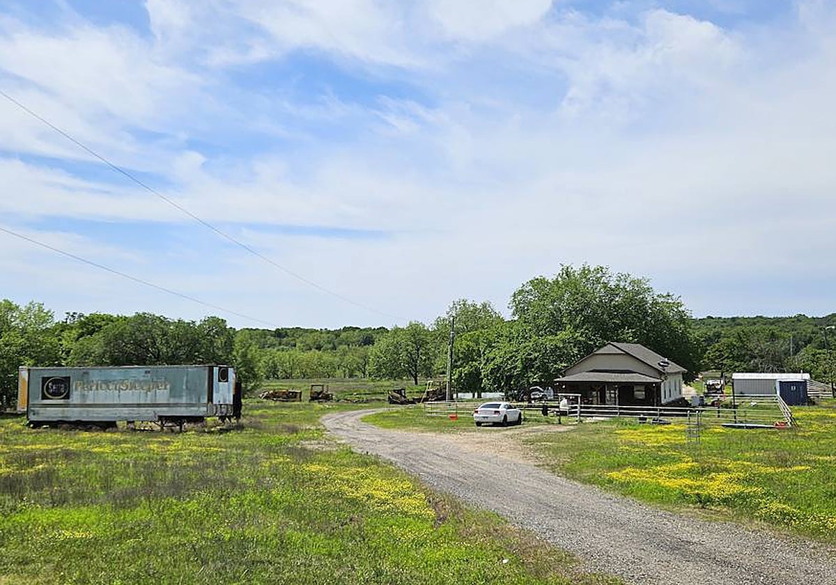 Granja alquilada por McFadden en la que se perpetró el atroz crimen