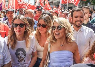 Yolanda Díaz se desdobla en la campaña del 28M: apoyará a Podemos y también a sus rivales