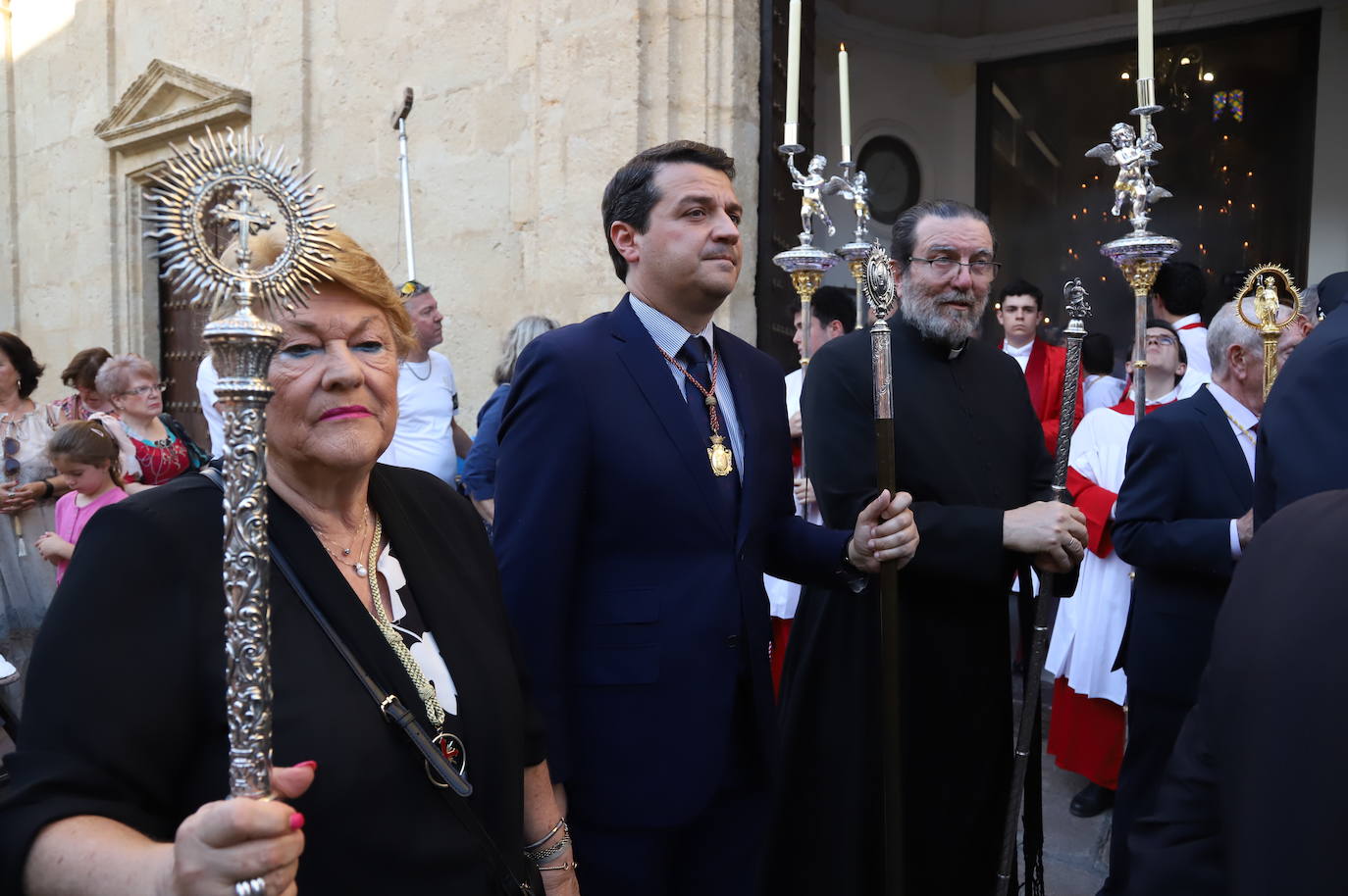 La procesión de San Rafael en rogativas por la lluvia en Córdoba, en imágenes