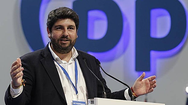 Fernando López Miras, presdidente de la Región de Murcia y candidato popular