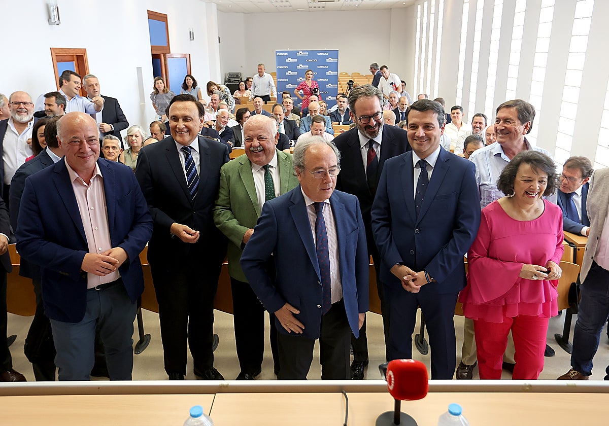 Ruiz, Villamandos, Aguirre, Díaz, Molina, Bellido y Valenzuela, este luness en CECO