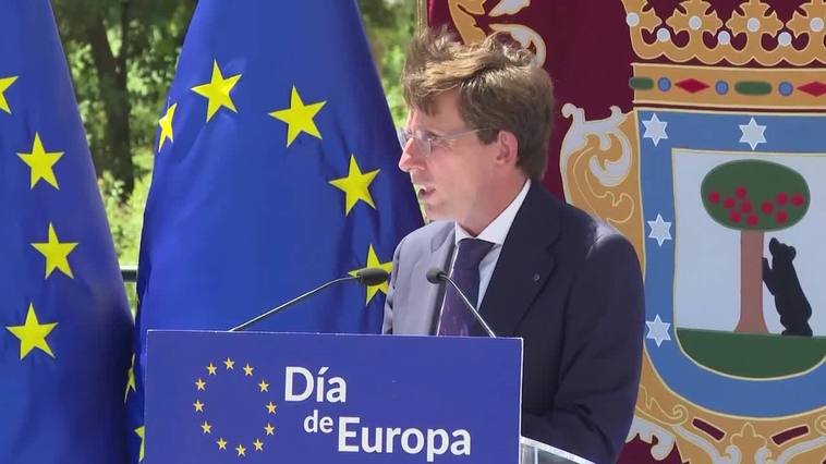 Almeida expresa su apoyo a Ucrania para "su adhesión a la Unión Europea" en el Día de Europa