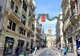 Valencia se engalana para los días grandes del Centenario de la Coronación de la Virgen de los Desamparados