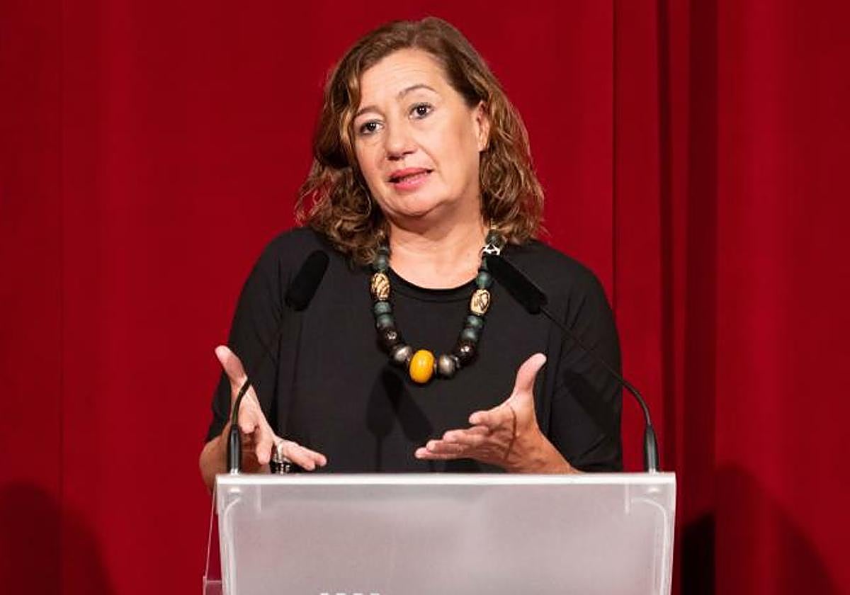 La presidenta de Baleares, Francina Armengol
