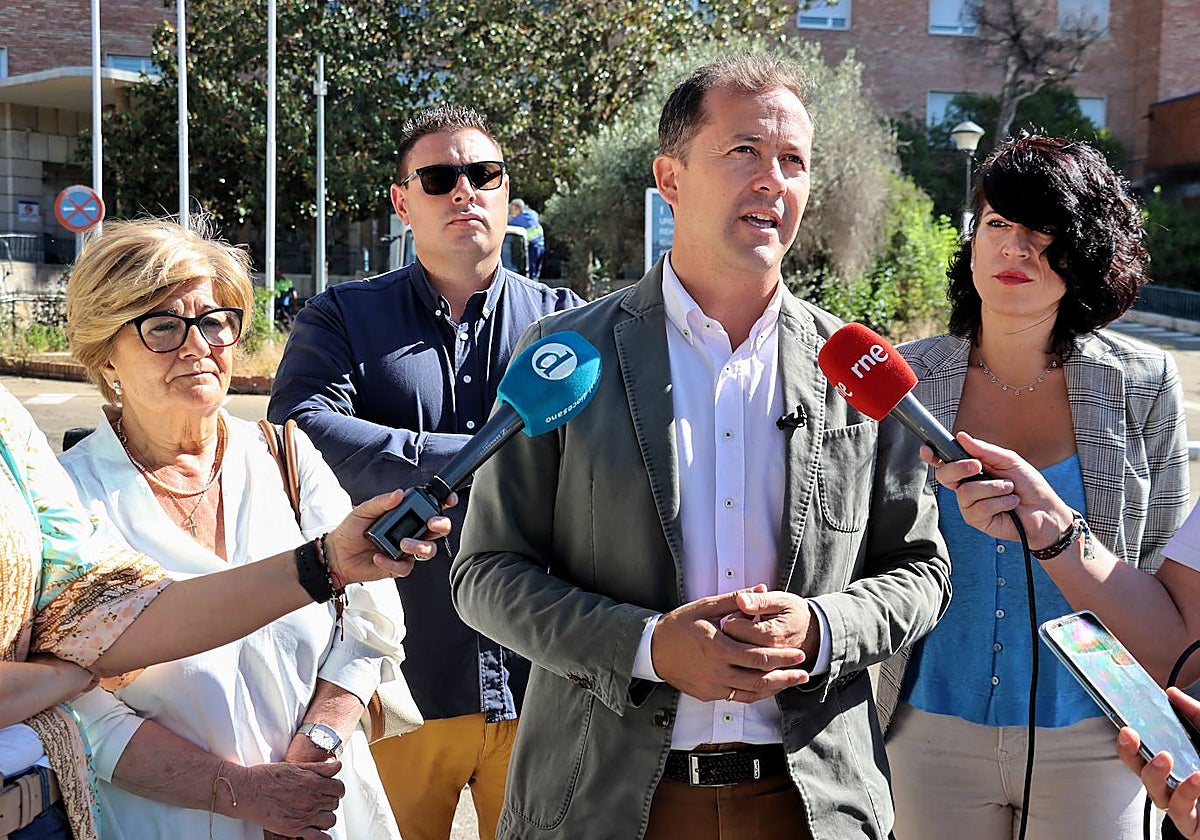 Carlos Velázquez, este miércoles en Palomarejos