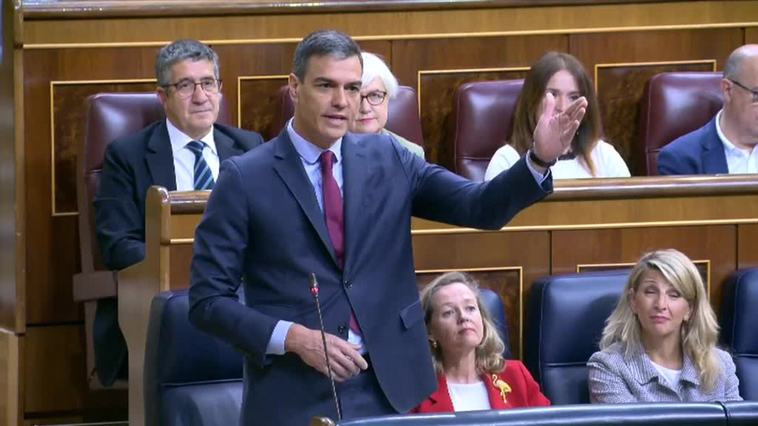 Pedro Sánchez, sobre la estrategia del PP: "Ustedes sólo proponen derogar"