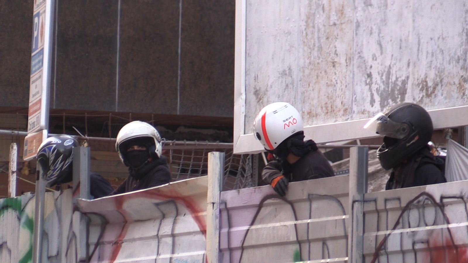 Desalojo de casas okupadas en Barcelona