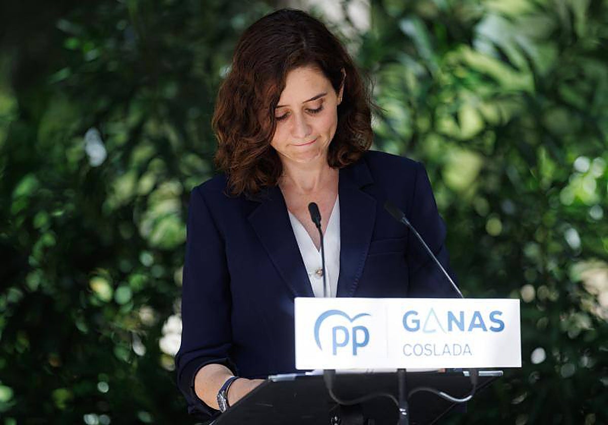 La presidenta de la Comunidad de Madrid y candidata a la reelección, Isabel Díaz Ayusi