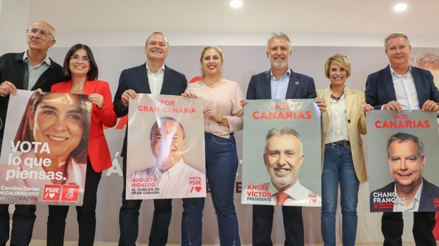 El equipo de Ángel Víctor Torres ha abierto campaña en su sede