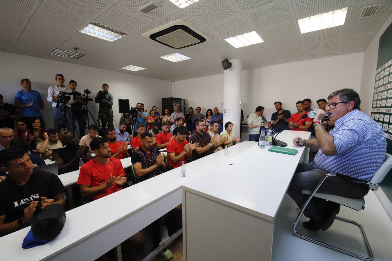 La despedida de Javier González Calvo como consejero delegado del Córdoba CF, en imágenes
