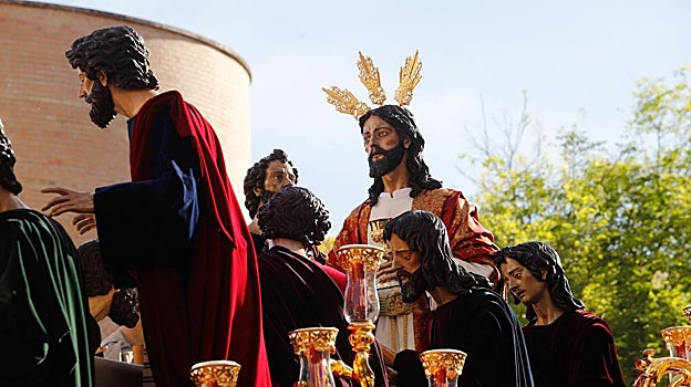 El Señor de la Fe, en su estación de penitencia del Jueves Santo