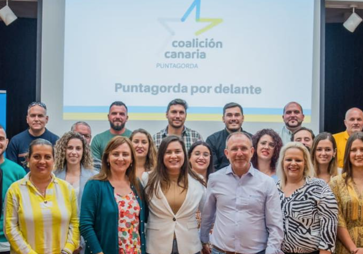 Presentación de la candidatura de CC en Puntagorda