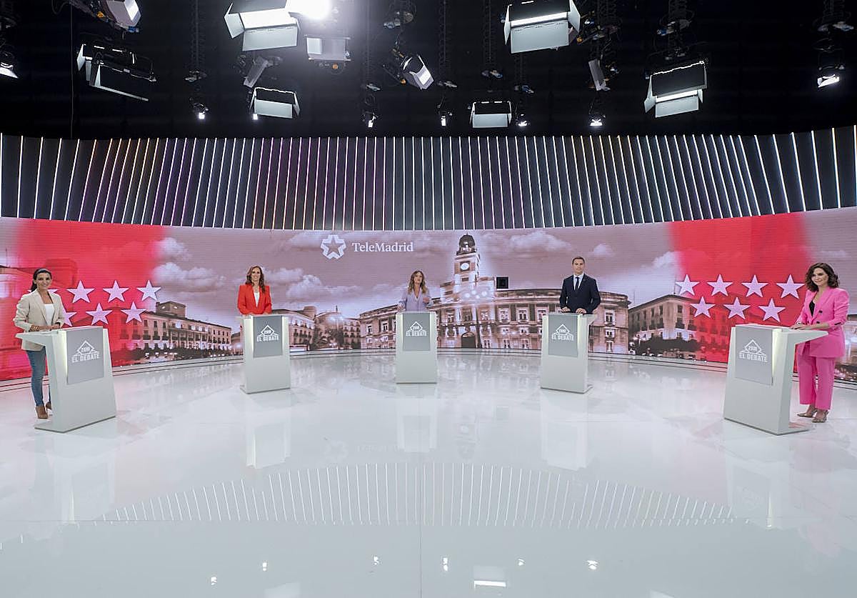 Debate elecciones Madrid, en directo: ganador, resultado y última hora de Ayuso, Mónica García, Lobato, Monasterio y Alejandra Jacinto
