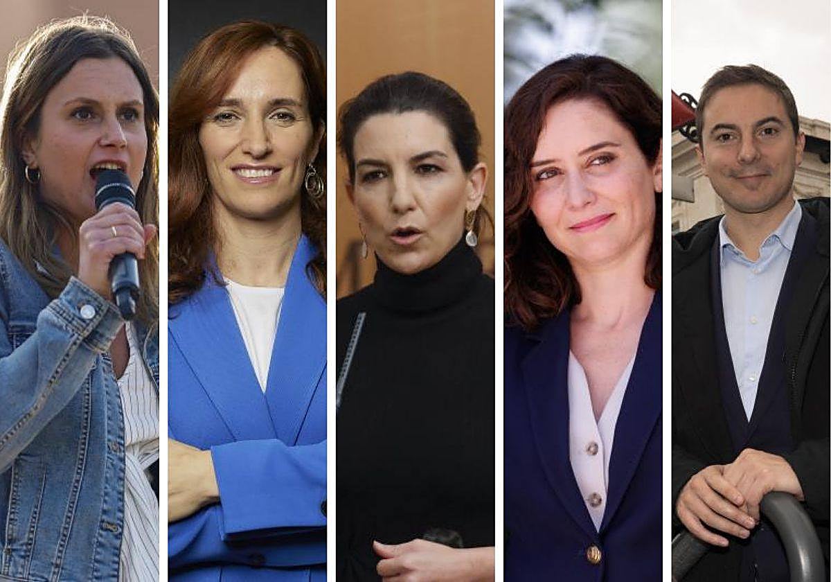 Los candidatos que participan en el debate electoral de las Elecciones de Madrid