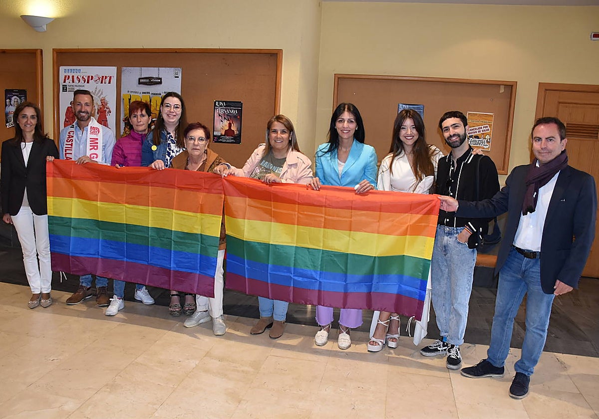 Tita García antes del inicio de la obra 'Yo soy el que soy'