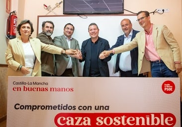 Page firma un pacto en Castilla-La Mancha con el sector cinegético por una caza que «sea sostenible»