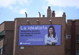El sorprendente anuncio de la candidata de Unidas Podemos en Madrid que se «mimetiza» con Idealista y promete bajar los alquileres