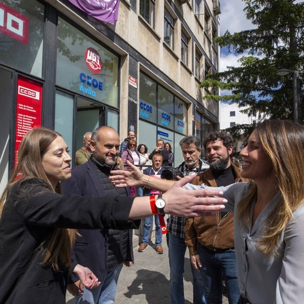 Irene Montero y su «cariño» a Ávila: «Aquí están mis raíces, venir es casi una obligación»