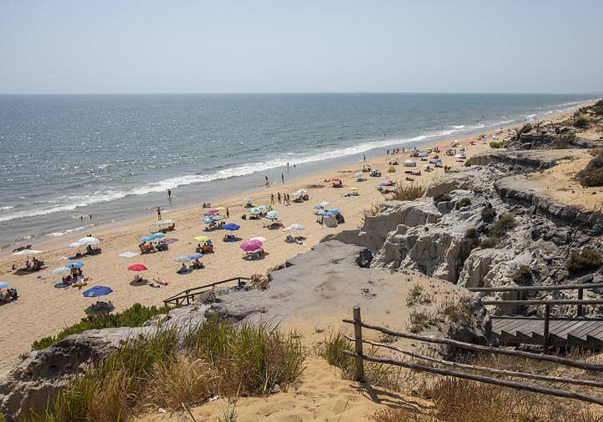 Imagen de la playa de Cuesta Maneli en el Parque Natural de Doñana