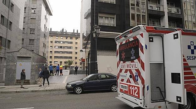 Vista del edificio de la calle Facetos de Oviedo