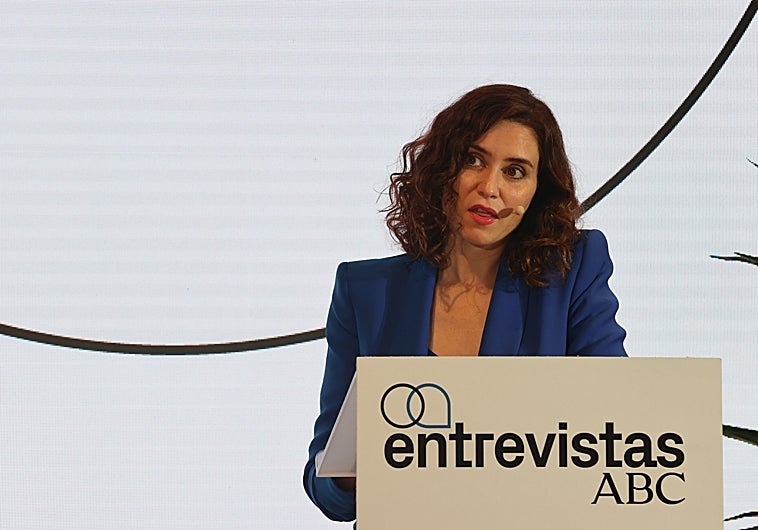 Isabel Díaz Ayuso en entrevistas ABC