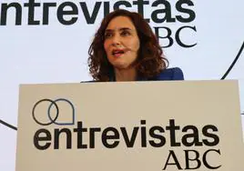 «Para esta gente, Ayuso es asesina y Otegi es un hombre de paz» y otras frases de la presidenta madrileña en ABC