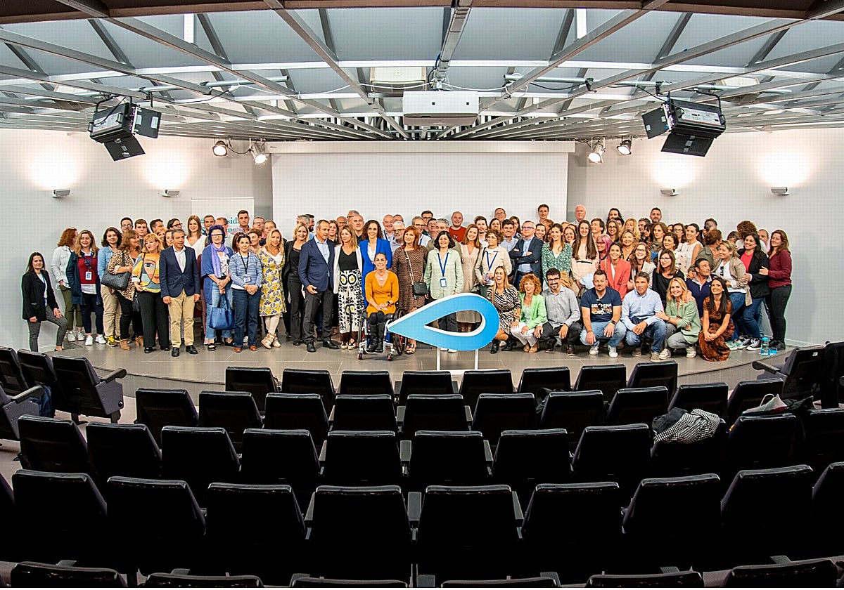 Imagen del evento corporativo organizado por la Fundación ADECCO y Global Omnium