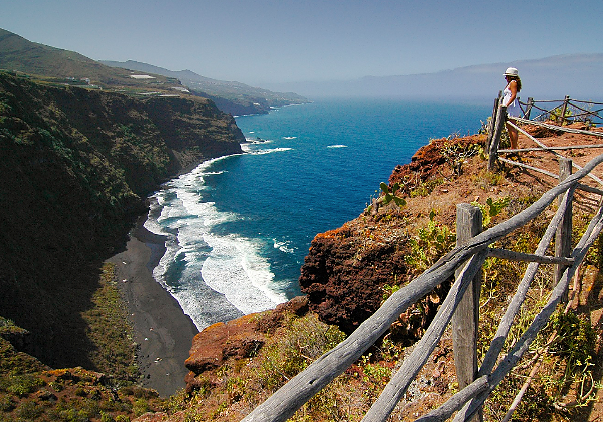 Playa de Nogales, en Puntallana, La Palma