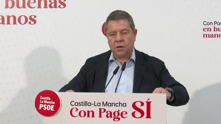 El trasvase centra la jornada del miércoles de Page tras las declaraciones de Abascal