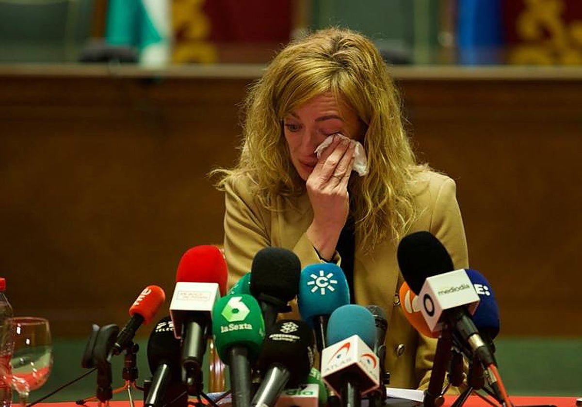 La alcaldesa de Maracena, Berta Linares, en su declaración el día después del secuestro