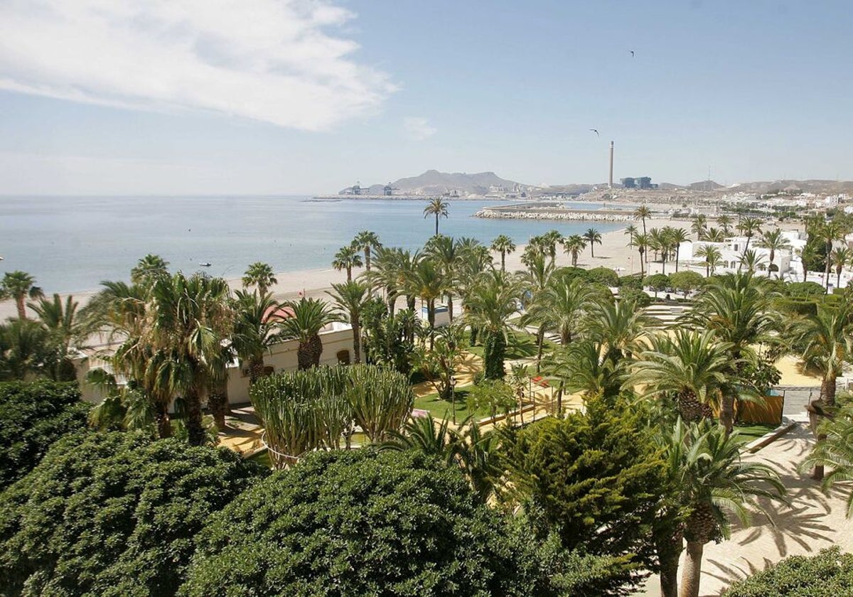 Localidad de Carboneras, en Almería