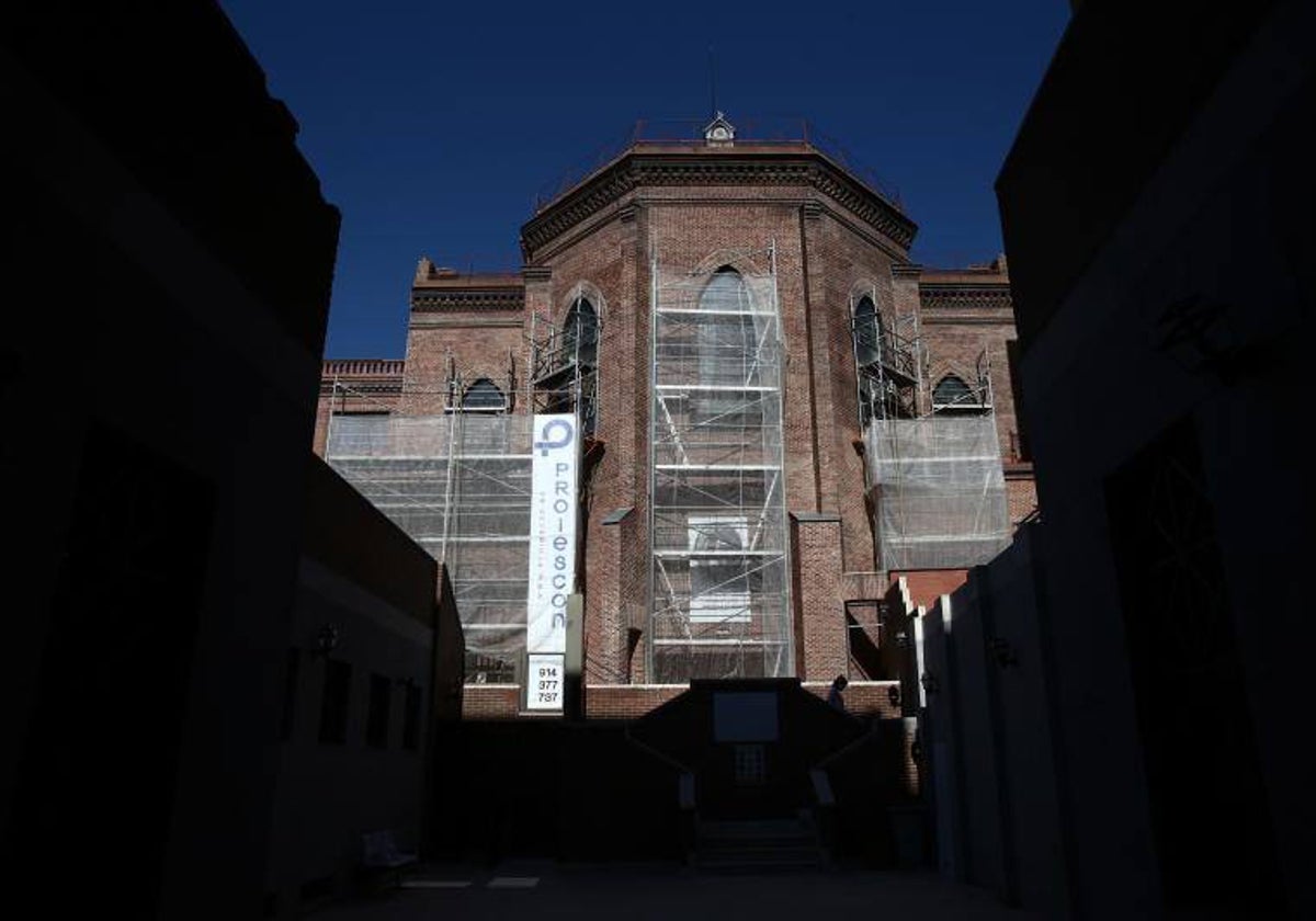 La parroquia de La Paloma, después de la deflagración, en enero de 2021