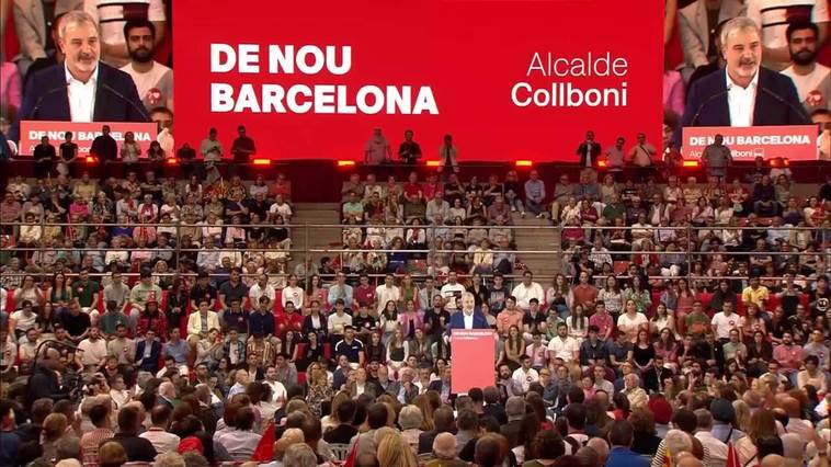 Collboni anima al votante socialista y al indeciso: "Ni Colau, ni Trias, ahora toca PSC"