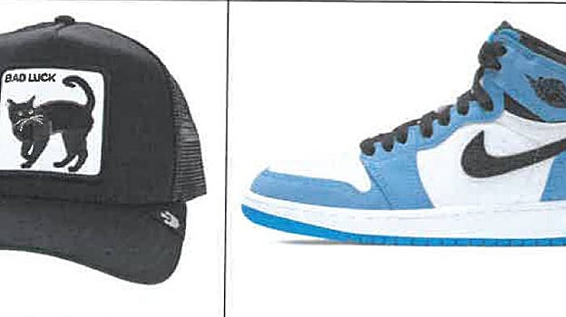 Las deportivas y la gorra que ayudaron a los investigadores a dar con 'Aurex'