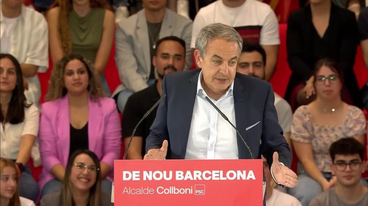 Zapatero sobre Feijóo: "Anda en busca de un ovni" para culpar a Sánchez