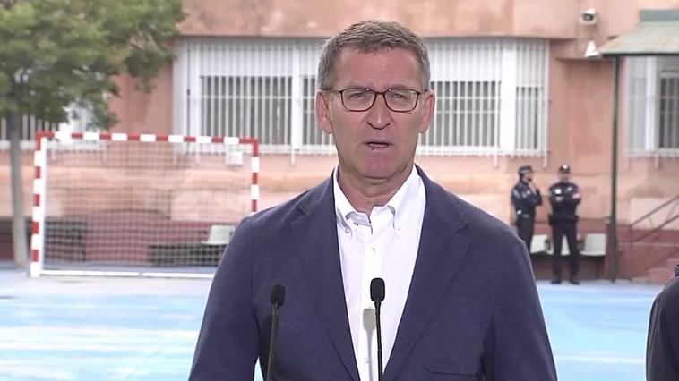 Feijóo pide votar de forma "masiva"