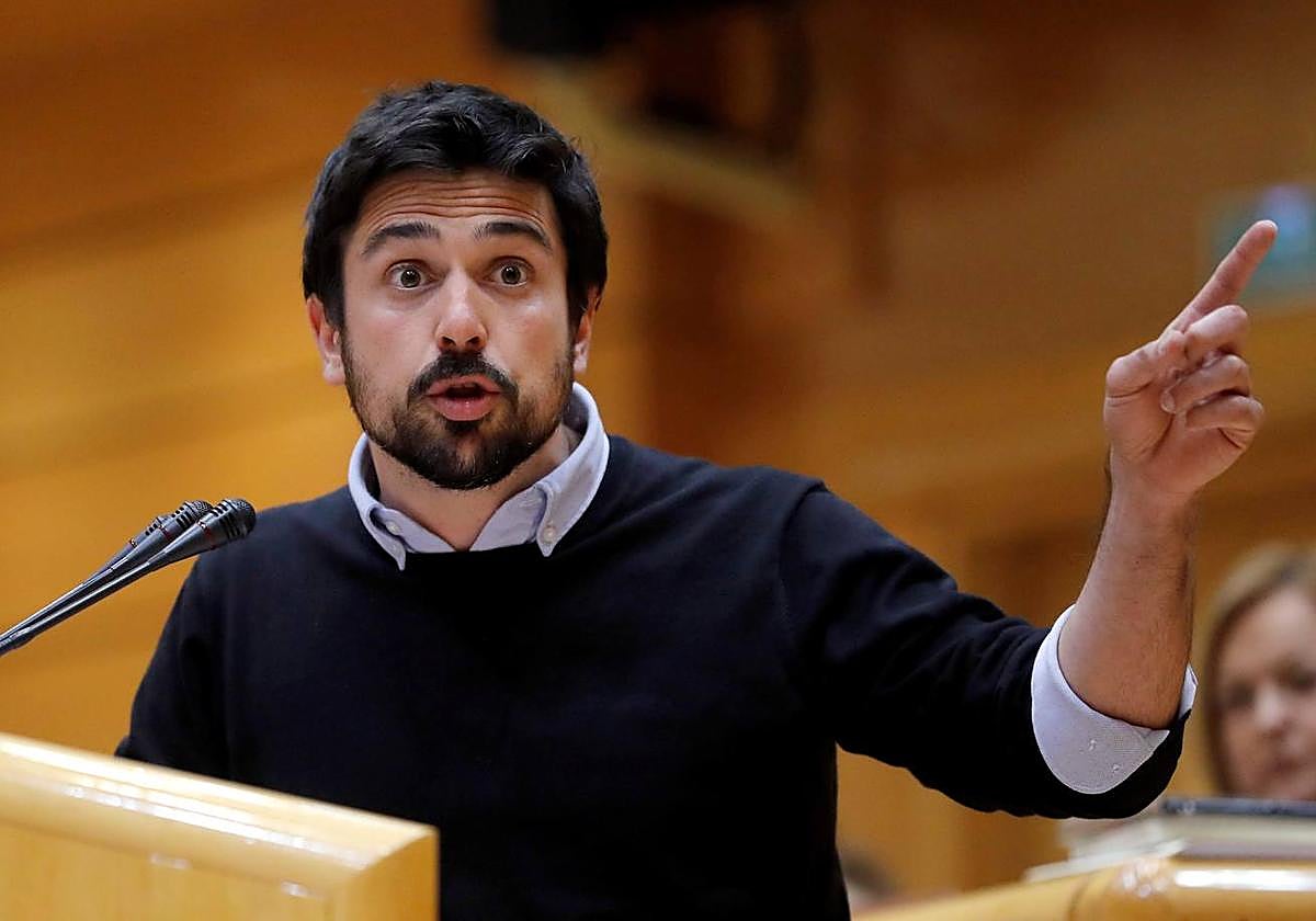 Ramón Espinar, en el Senado, EN 2018
