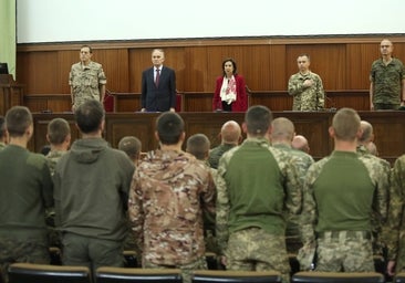 Robles: «Seguiremos dando asistencia a Ucrania el tiempo que sea necesario hasta que ganen esta terrible guerra»