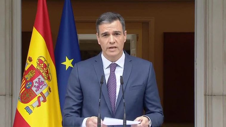 Pedro Sánchez anuncia el adelanto electoral al 23 de julio