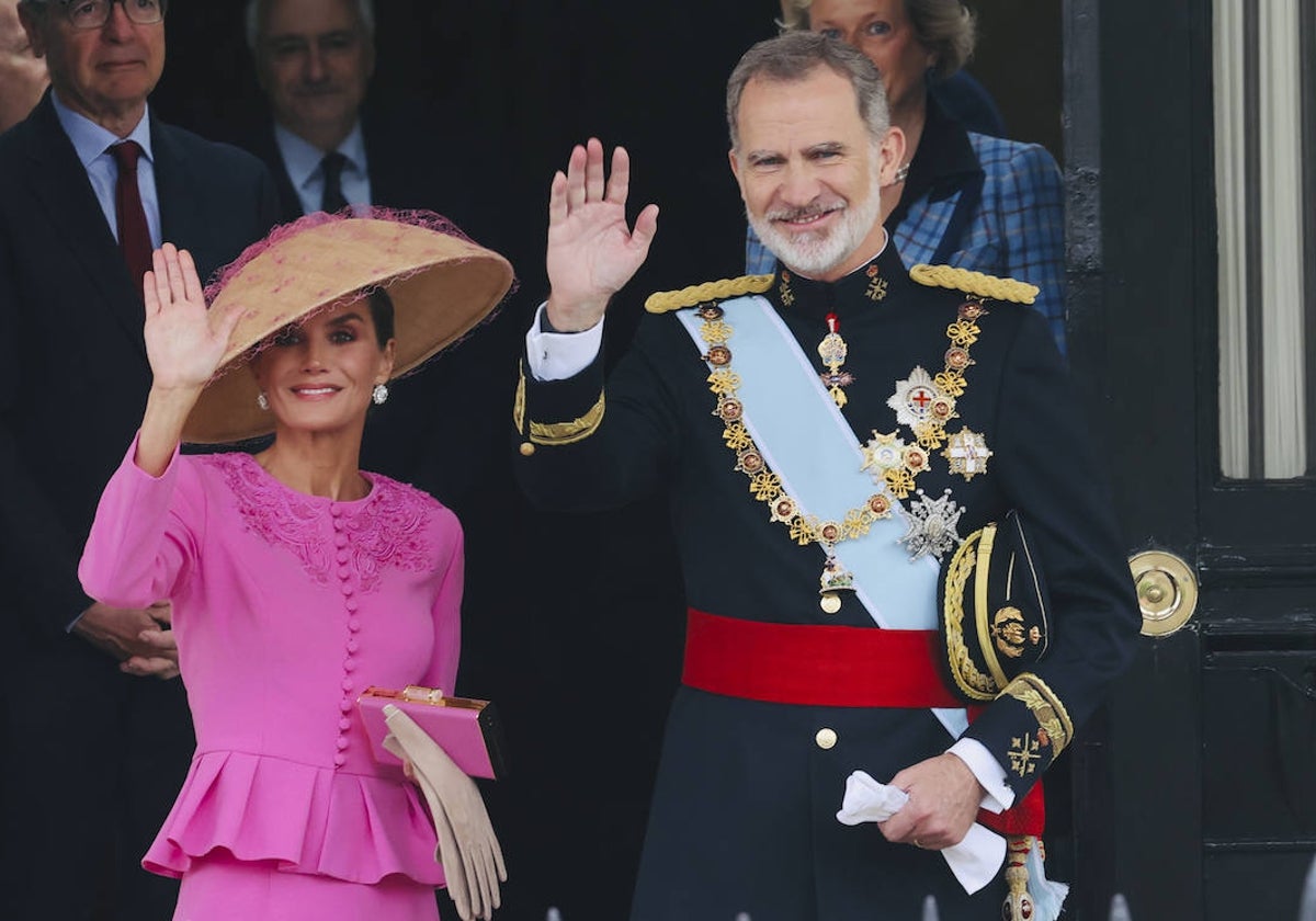 Los Reyes Felipe y Letizia, el pasado 6 de mayo, en Londres, para la Coronación de los Reyes Carlos y Camila