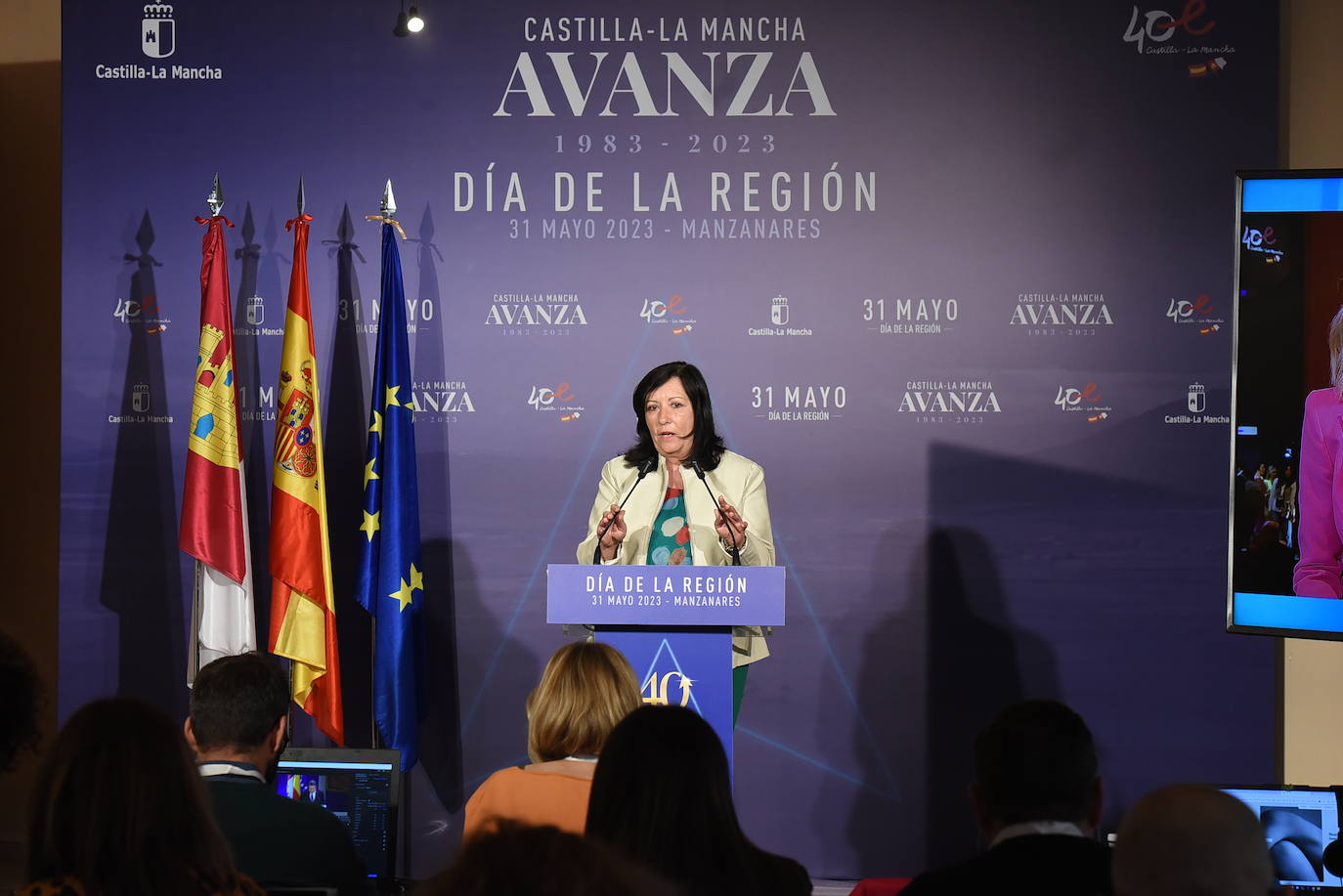 Todas las imágenes de los galardonados en el acto institucional del Día de Castilla-La Mancha en Manzanares