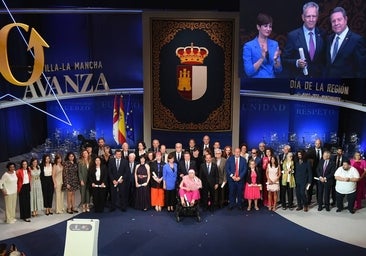 Todas las imágenes de los galardonados en el acto institucional del Día de Castilla-La Mancha en Manzanares